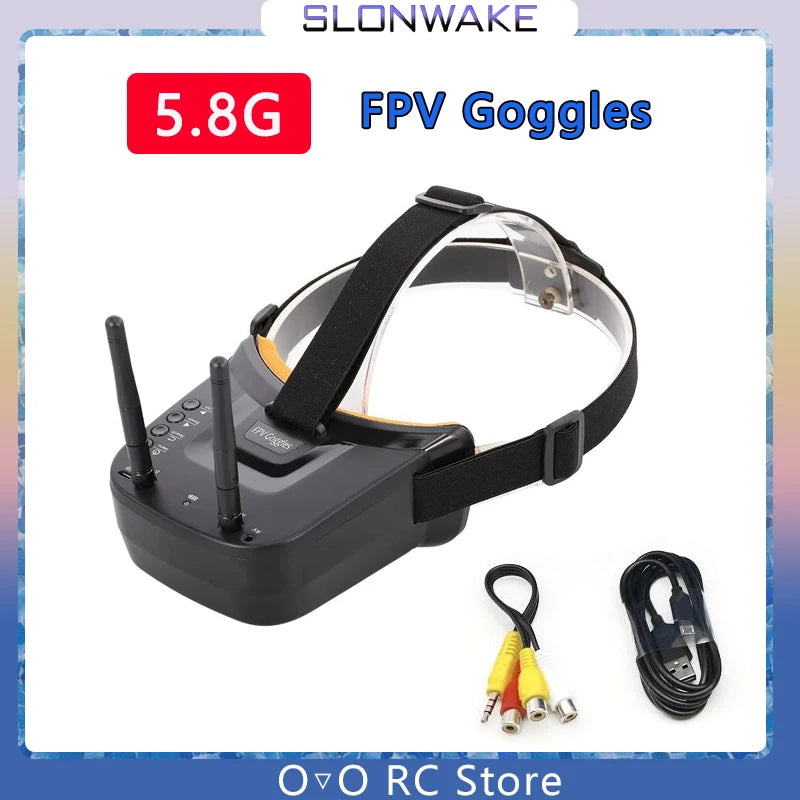 FPV VR Goggles 3 inch 480*320 FPV Display 5.8G 40CH Auto-Search Build-in 3.7V 1200mAh Battery For FPV Quadcopter Drone FPV VR Goggles 3 inch 480*320 FPV Display 5.8G 40CH Auto-Search Build-in 3.7V 1200mAh Battery For FPV Quadcopter Drone